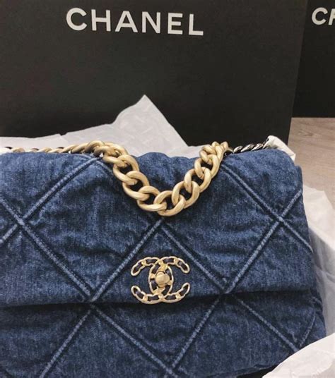 chanel牛仔袋